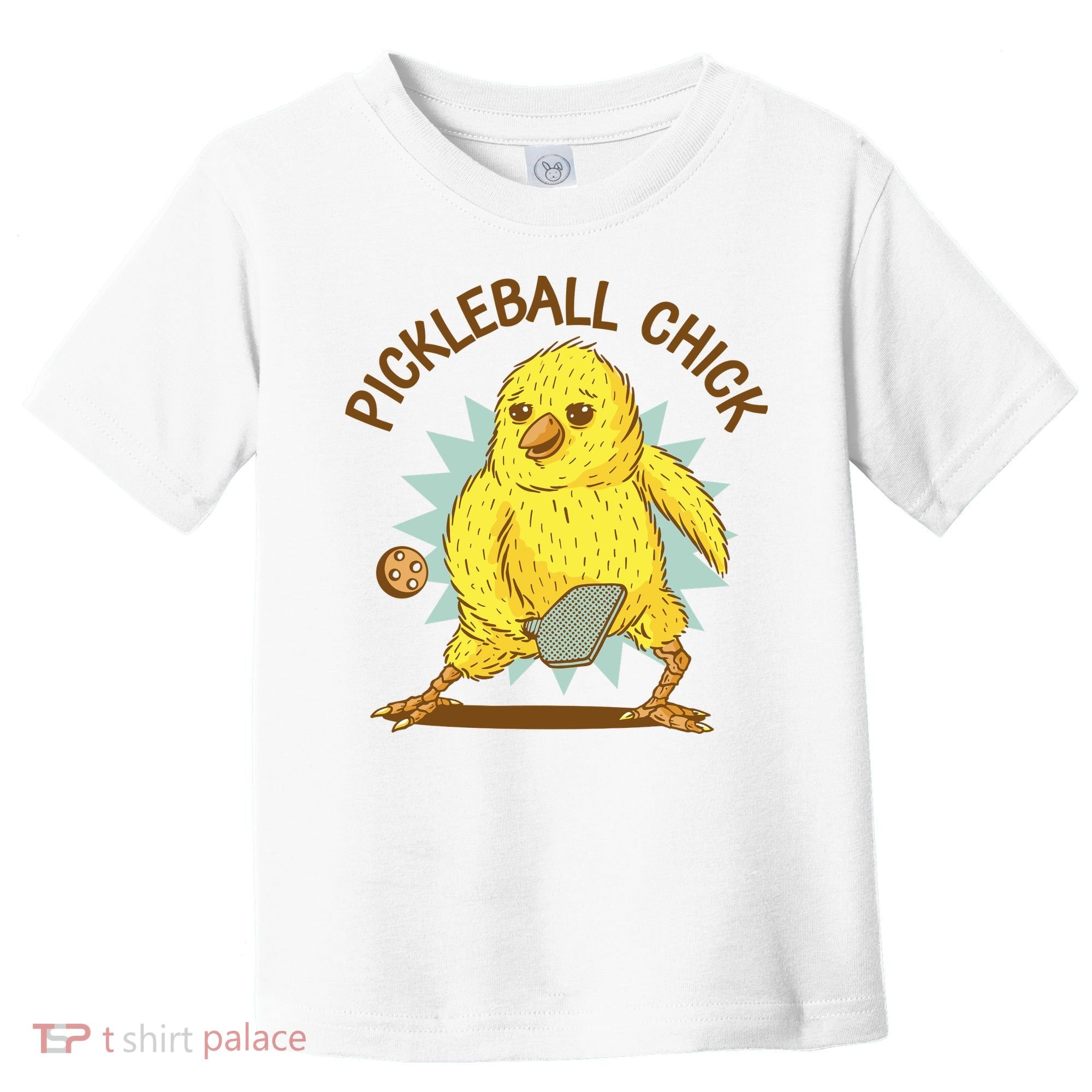 Pickleball Chick Cute Sport Toddler T-Shirt