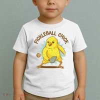 Pickleball Chick Cute Sport Toddler T-Shirt thumb 2