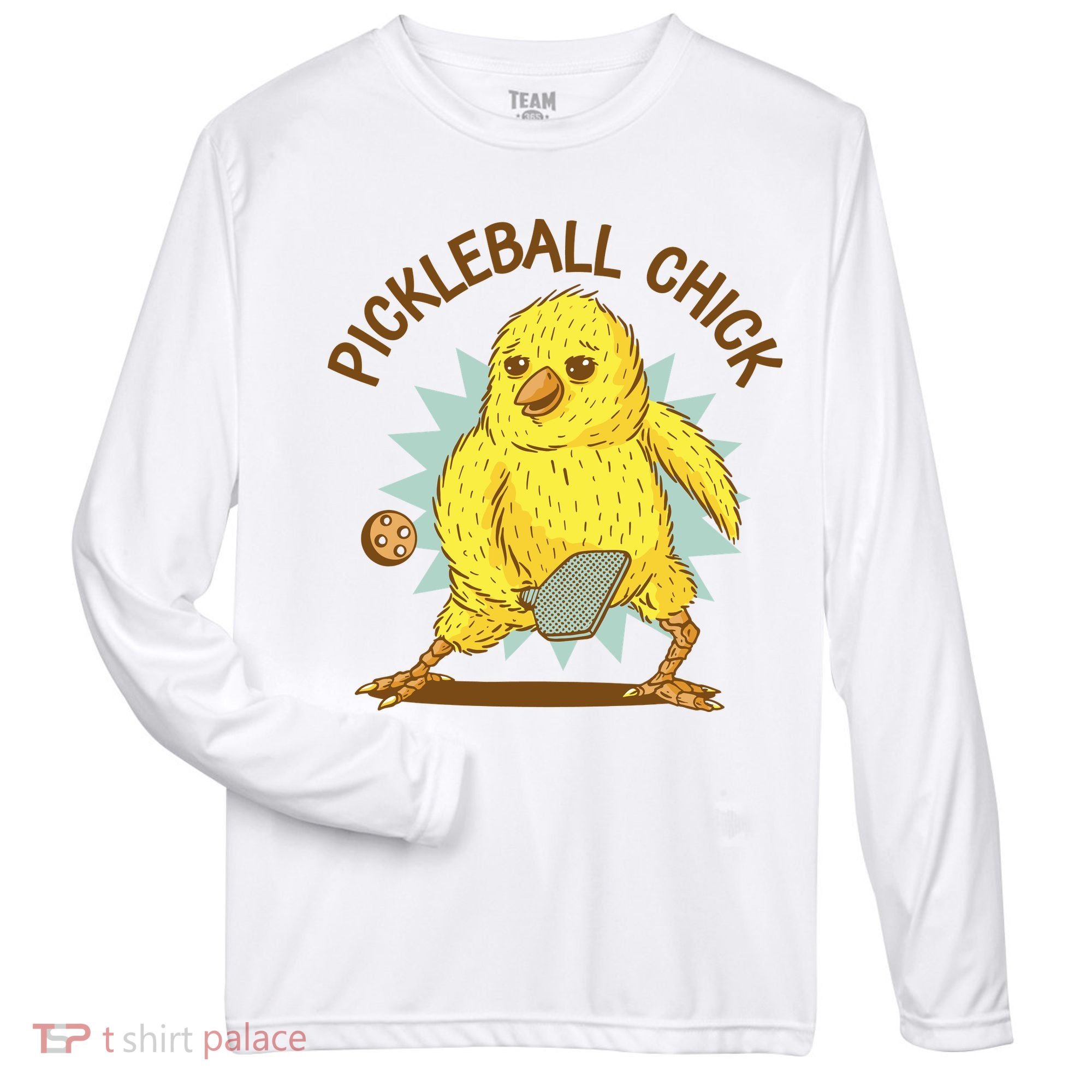 Pickleball Chick Cute Sport Zone Performance Long-Sleeve T-Shirt
