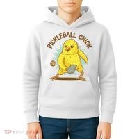 Pickleball Chick Cute Sport Kids Hoodie thumb 4