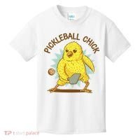 Pickleball Chick Cute Sport Kids T-Shirt thumb 0