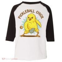 Pickleball Chick Cute Sport Toddler Fine Jersey T-Shirt thumb 0