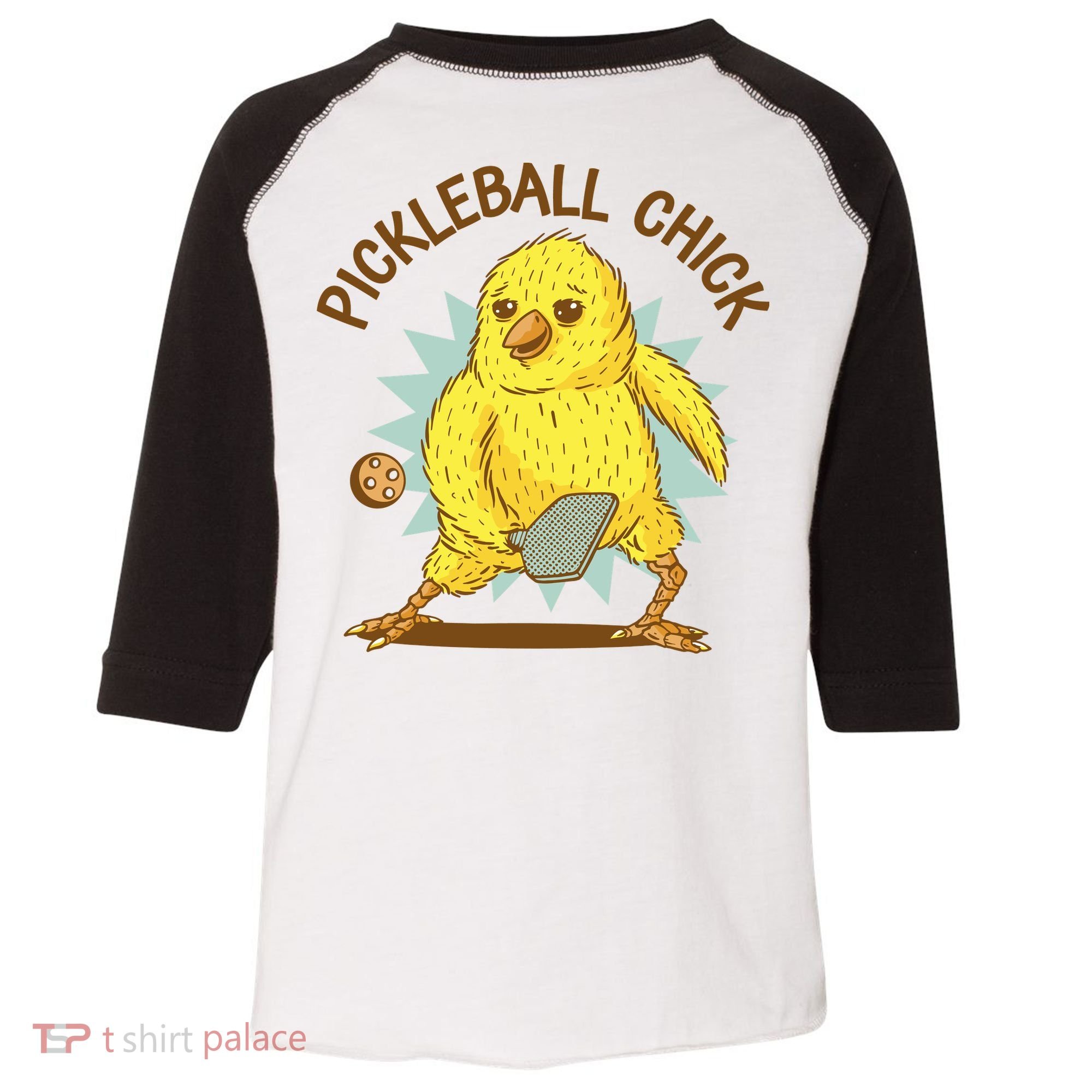 Pickleball Chick Cute Sport Toddler Fine Jersey T-Shirt