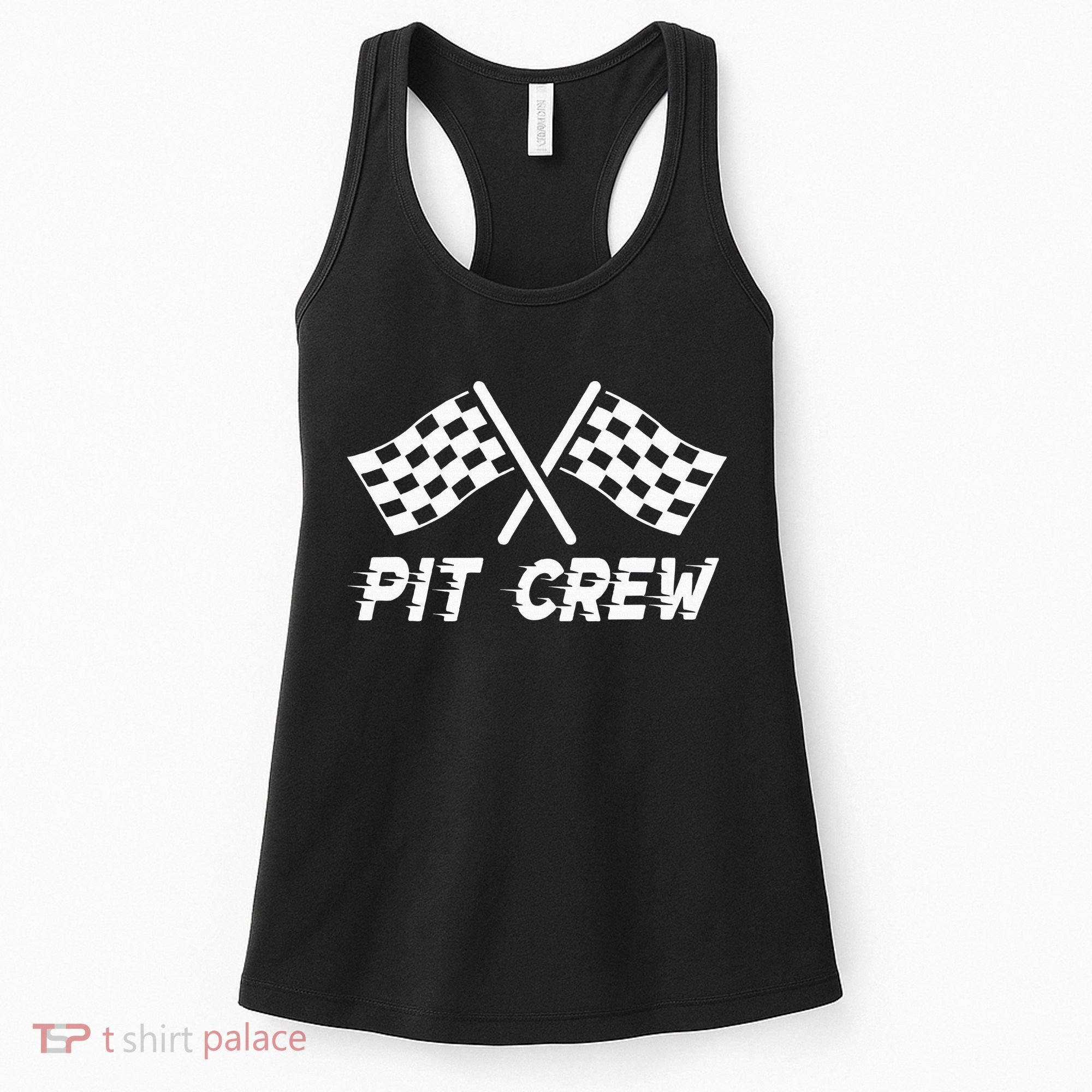 Pit Crew Costume For Race Car Parties Women's Tank Top