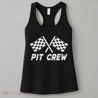 Pit Crew Costume For Race Car Parties Women's Tank Top thumb 3