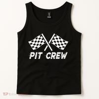 Pit Crew Costume For Race Car Parties Tank Top thumb 2