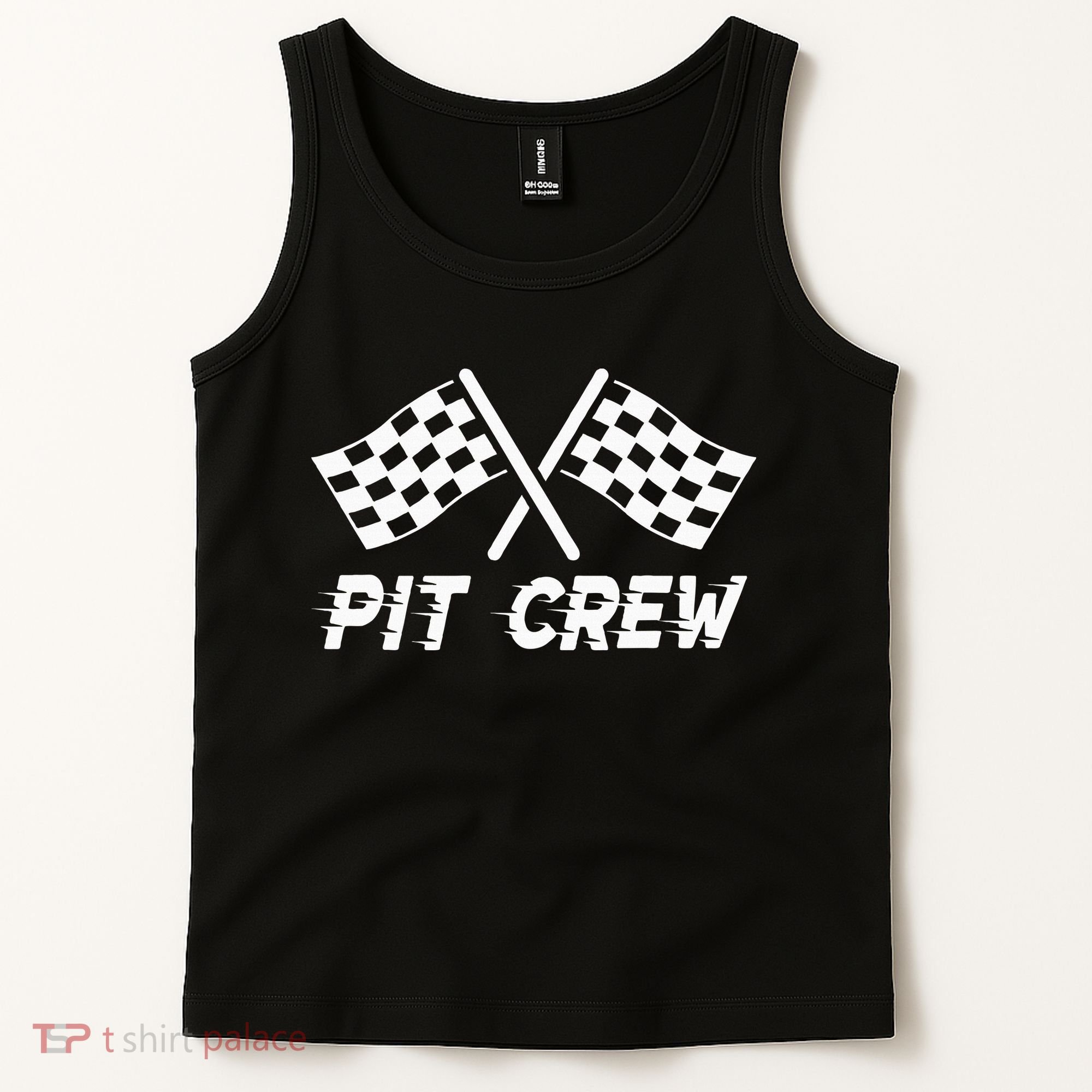 Pit Crew Costume For Race Car Parties Tank Top