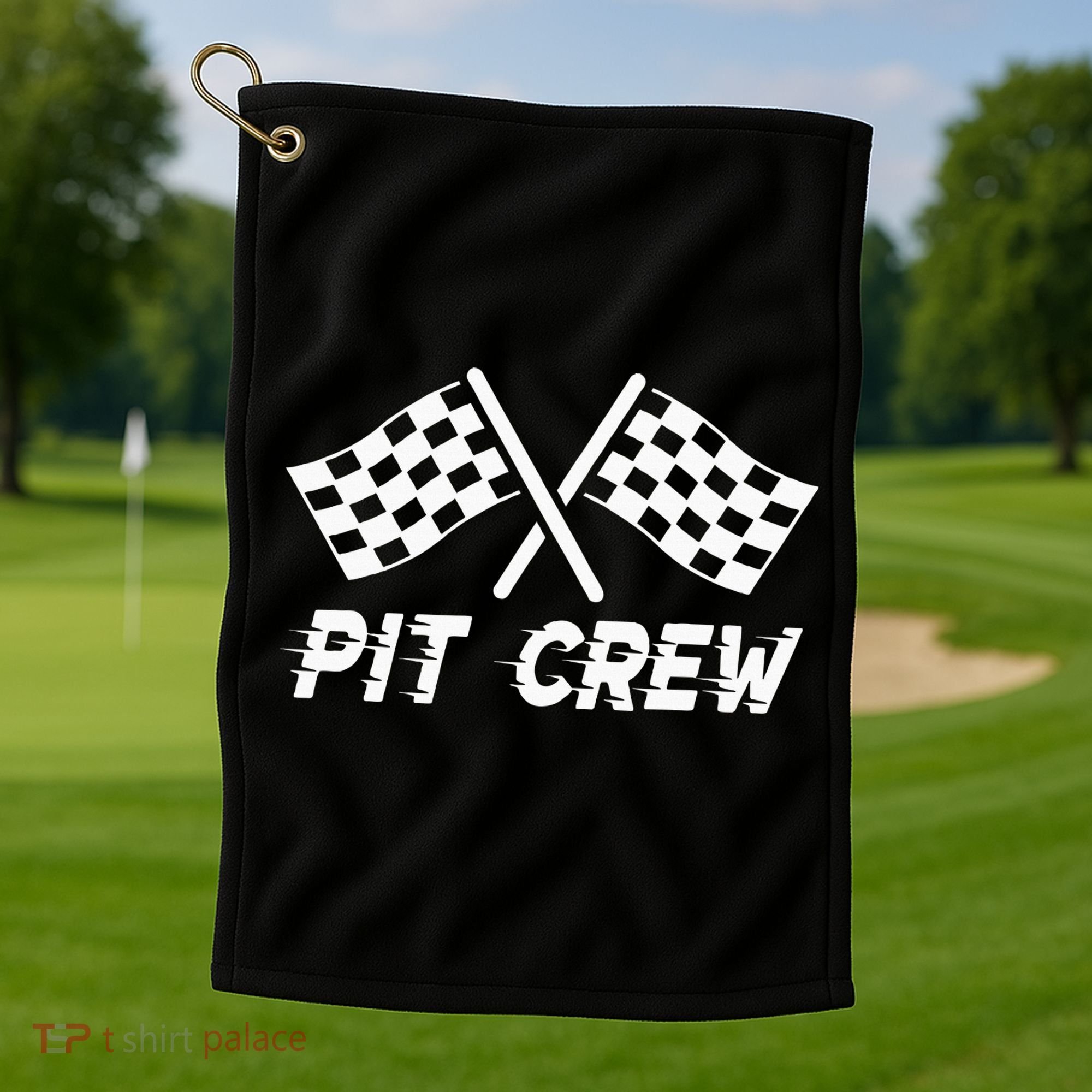 Pit Crew Costume For Race Car Parties Golf Towel