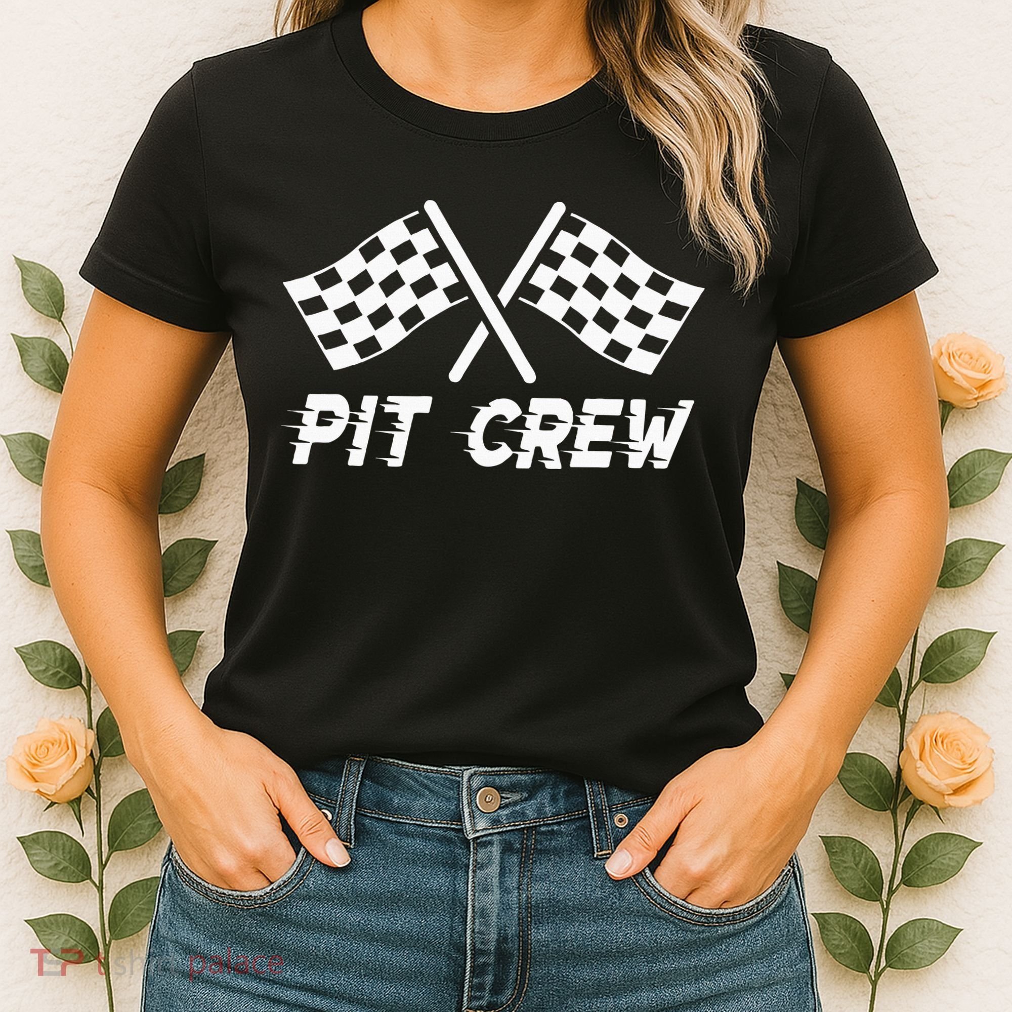 Pit Crew Costume For Race Car Parties Women's T-Shirt