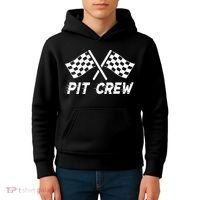 Pit Crew Costume For Race Car Parties Kids Hoodie thumb 4