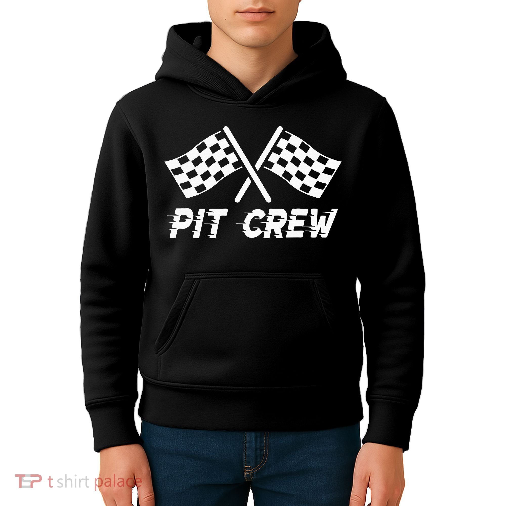 Pit Crew Costume For Race Car Parties Kids Hoodie