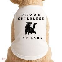Proud Childless Cat Lady Kamala 2024 Election Political Doggie Tank thumb 0