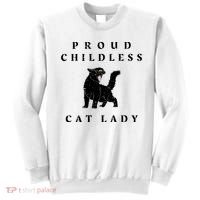 Proud Childless Cat Lady Kamala 2024 Election Political Sweatshirt thumb 0