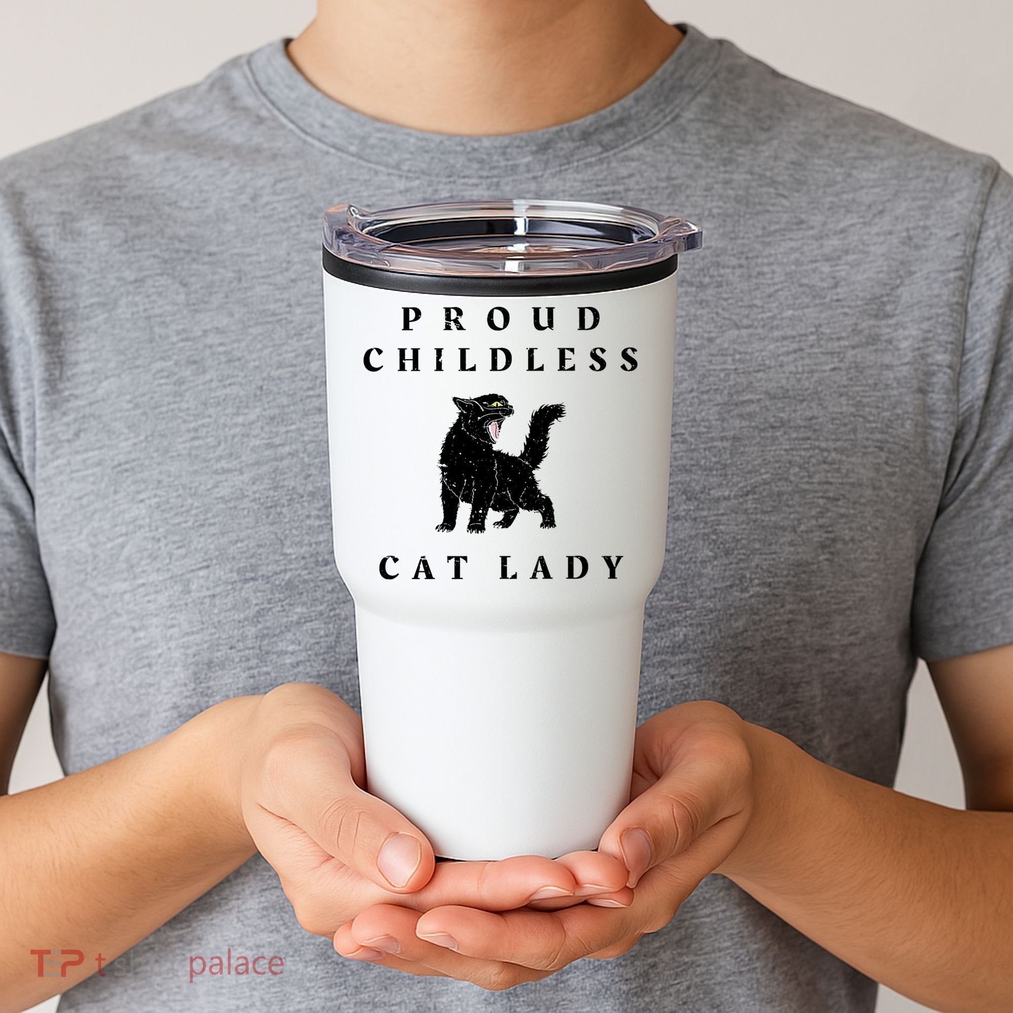 Proud Childless Cat Lady Kamala 2024 Election Political Tumbler