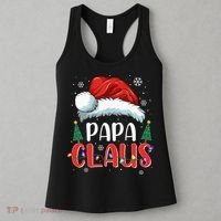 Papa Claus Christmas Lights Pajama Family Matching Women's Tank Top thumb 3