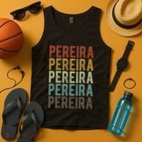 Pereira City Colombia Retro Tank Top thumb 4