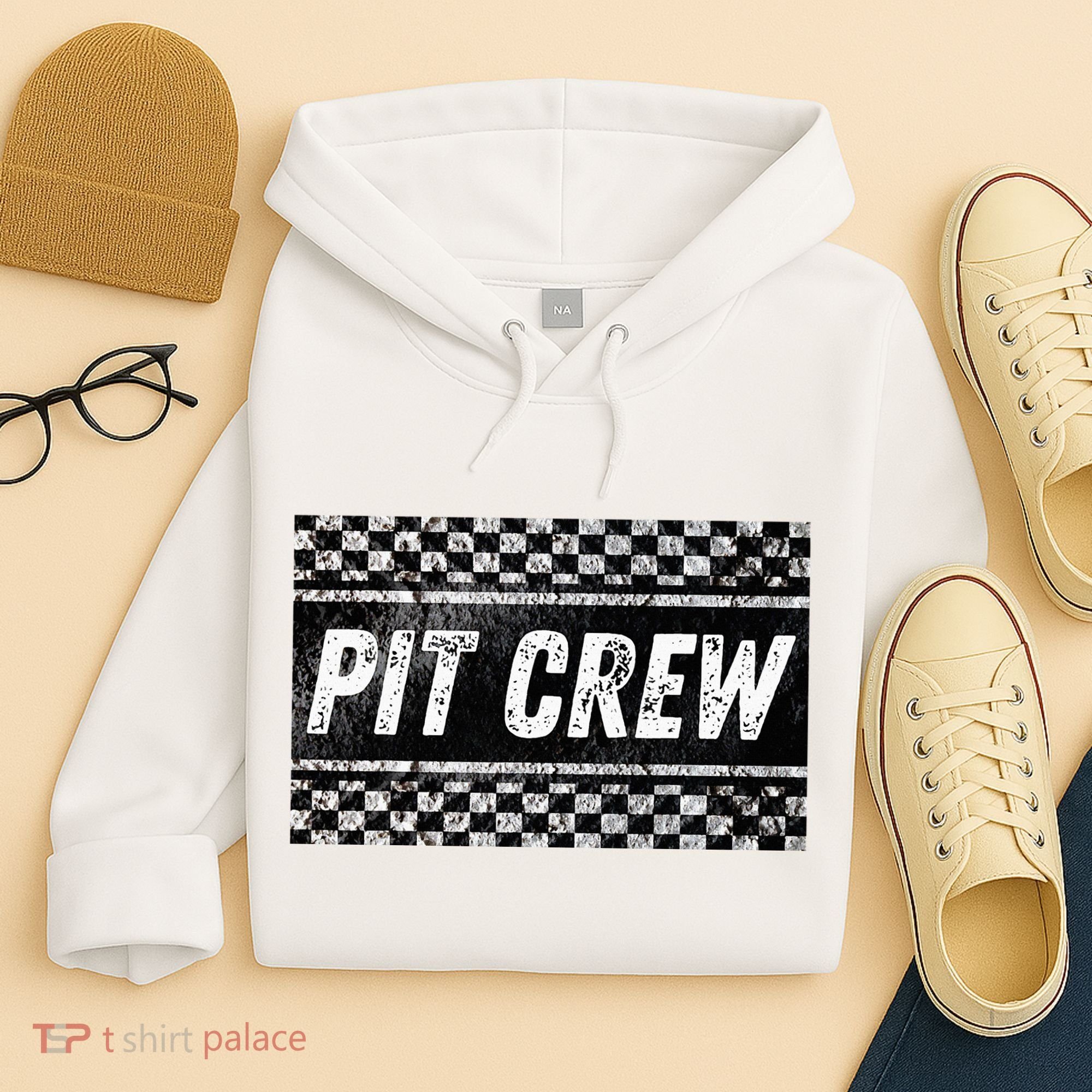 Pit Crew Costume For Racing Car Parties Hoodie