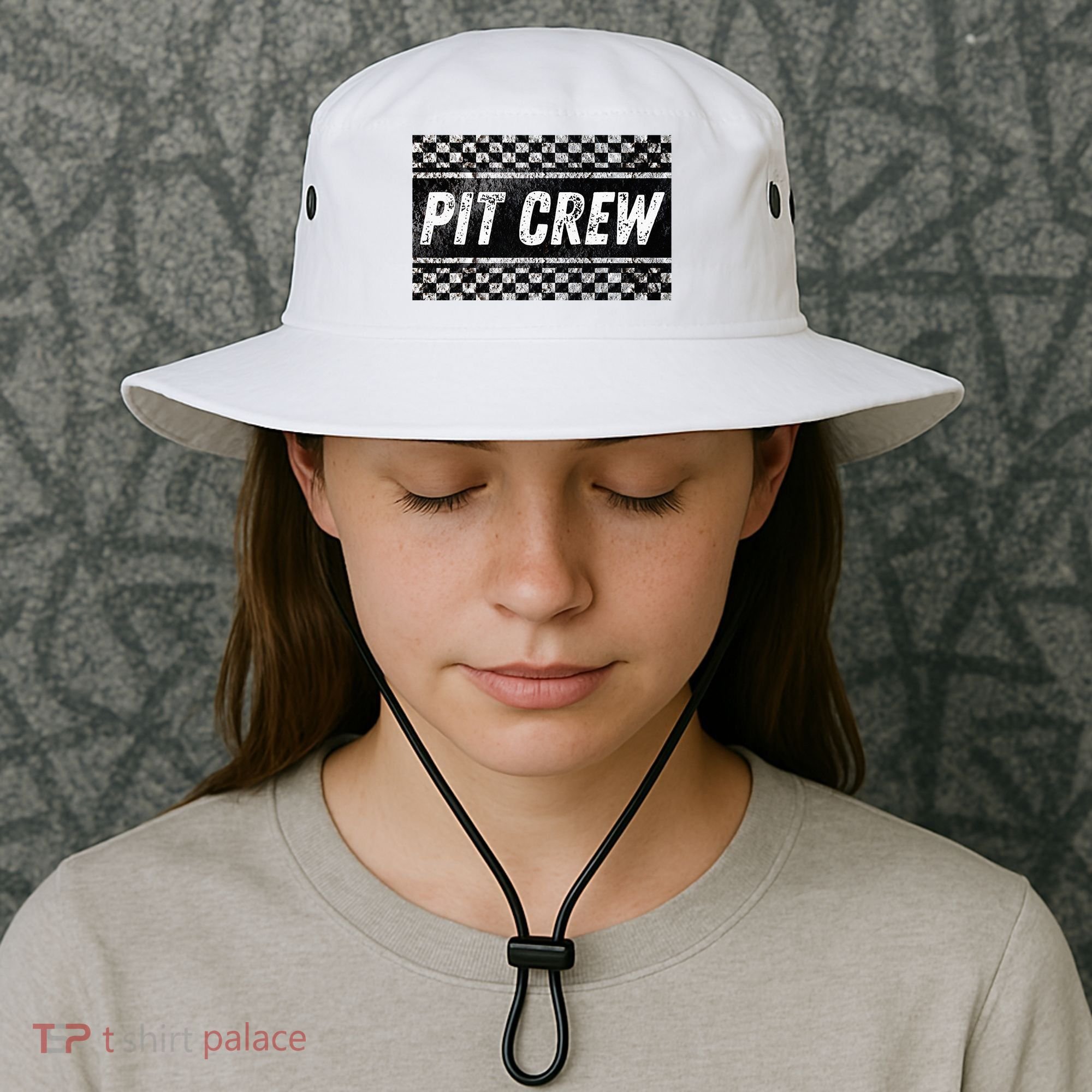 Pit Crew Costume For Racing Car Parties Bucket Hat