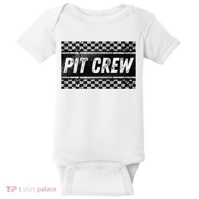 Pit Crew Costume For Racing Car Parties Baby Bodysuit