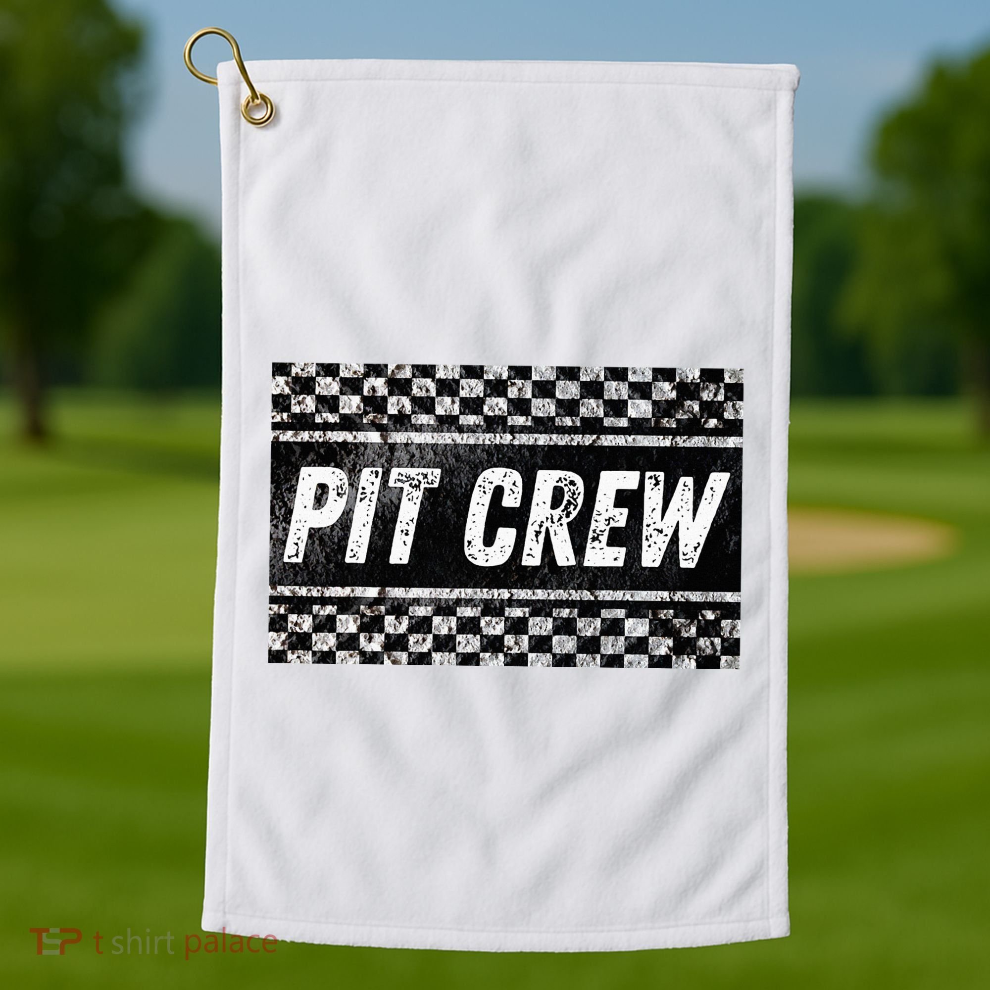 Pit Crew Costume For Racing Car Parties Golf Towel