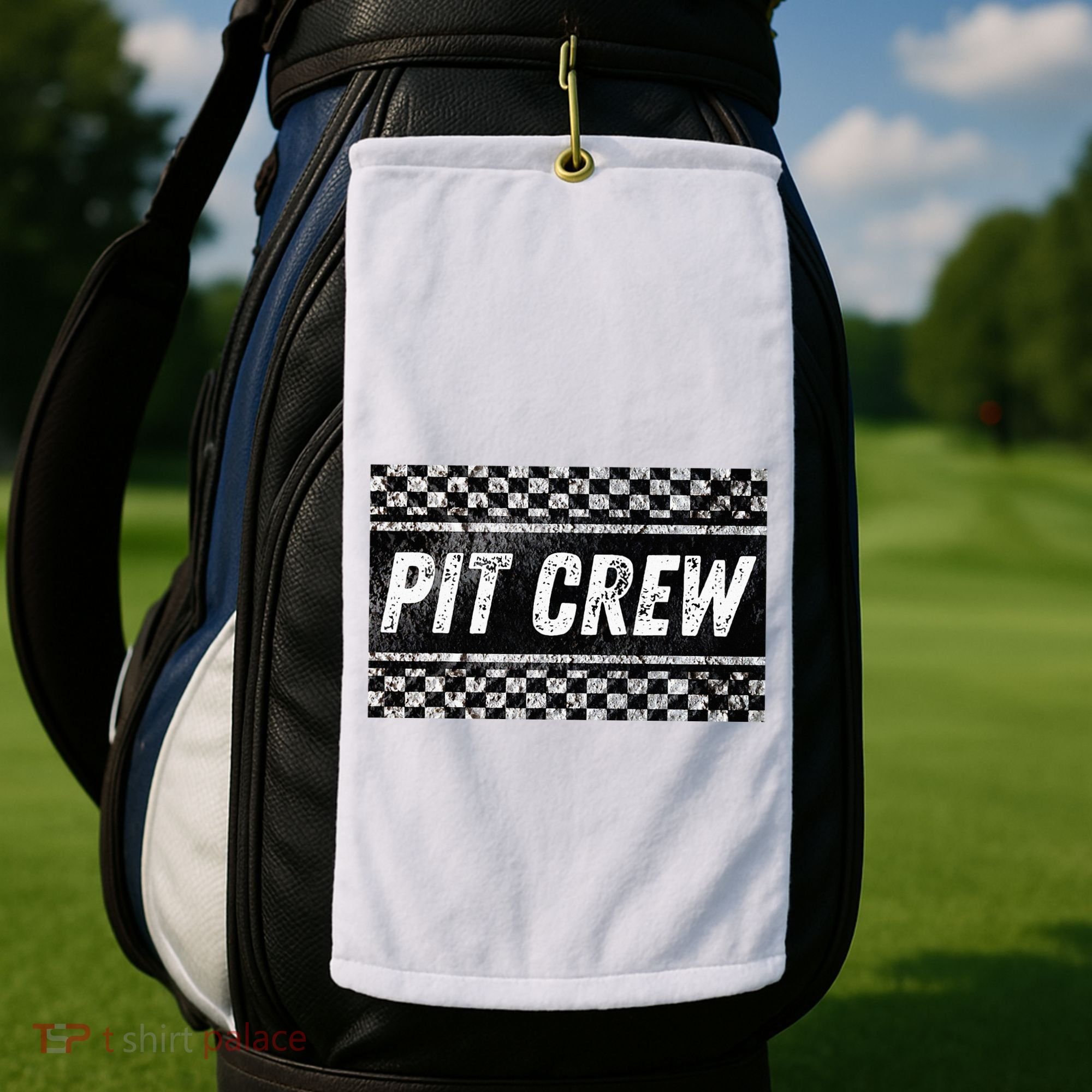 Pit Crew Costume For Racing Car Parties Golf Towel