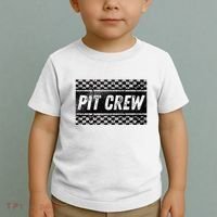 Pit Crew Costume For Racing Car Parties Toddler T-Shirt thumb 2