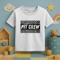 Pit Crew Costume For Racing Car Parties Toddler T-Shirt thumb 3