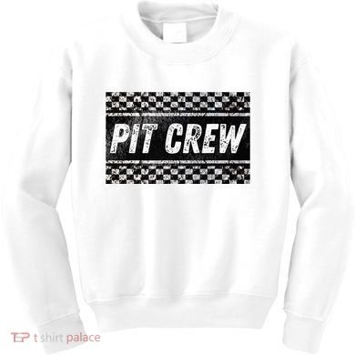 Pit Crew Costume For Racing Car Parties Kids Sweatshirt