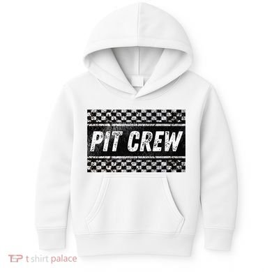 Pit Crew Costume For Racing Car Parties Kids Hoodie