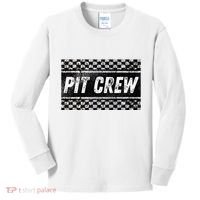 Pit Crew Costume For Racing Car Parties Kids Long Sleeve Shirt thumb 0