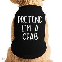Pretend Crab Costume Halloween Lazy Easy Doggie Tank thumb 0