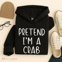 Pretend Crab Costume Halloween Lazy Easy Hoodie thumb 4