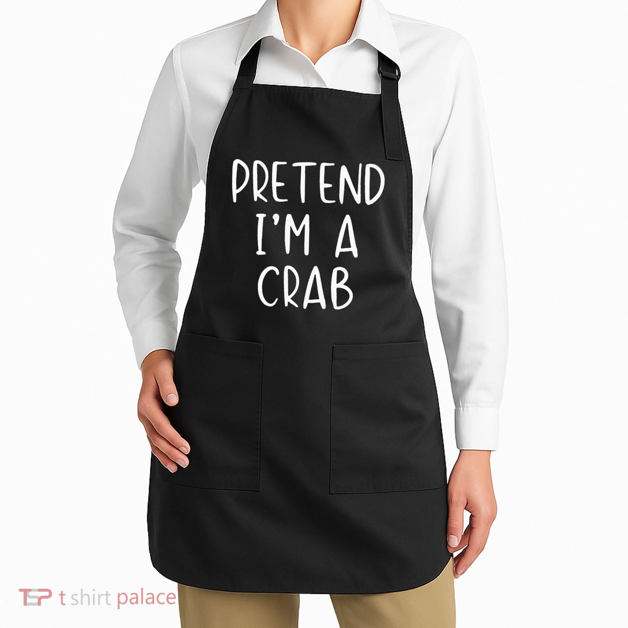 Pretend Crab Costume Halloween Lazy Easy Apron