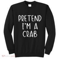Pretend Crab Costume Halloween Lazy Easy Sweatshirt thumb 0