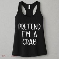 Pretend Crab Costume Halloween Lazy Easy Women's Tank Top thumb 3