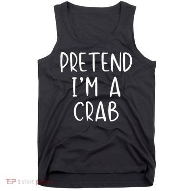 Pretend Crab Costume Halloween Lazy Easy Tank Top