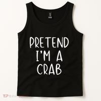 Pretend Crab Costume Halloween Lazy Easy Tank Top thumb 2