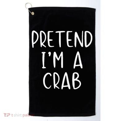 Pretend Crab Costume Halloween Lazy Easy Golf Towel