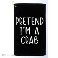 Pretend Crab Costume Halloween Lazy Easy Golf Towel thumb 0