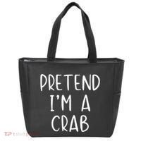 Pretend Crab Costume Halloween Lazy Easy Tote Bag thumb 0