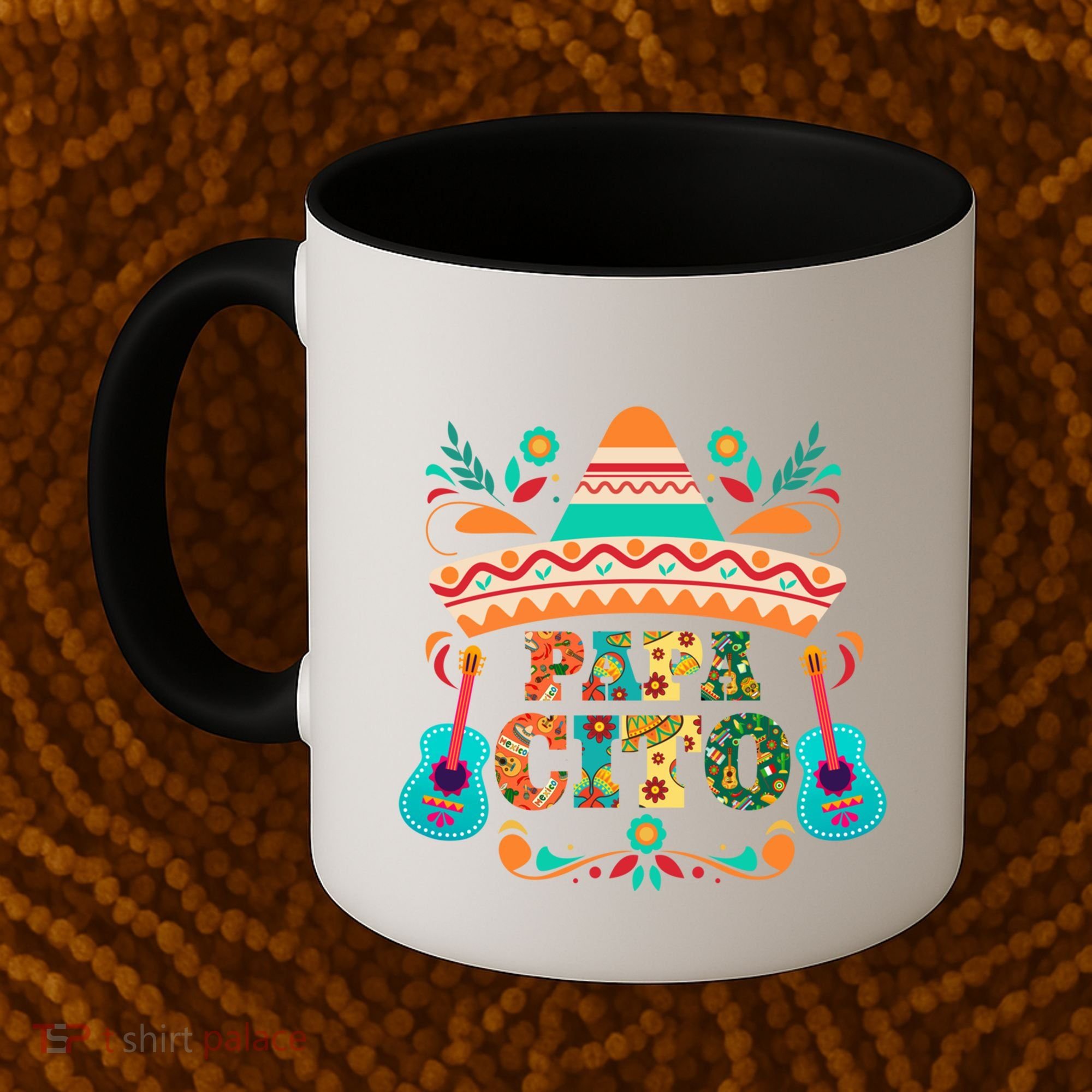Papa Cito Cinco De Mayo Funny Music Graphic Cute Gift Coffee Mug