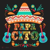Papa Cito Cinco De Mayo Funny Music Graphic Cute Gift Golf Towel thumb 3