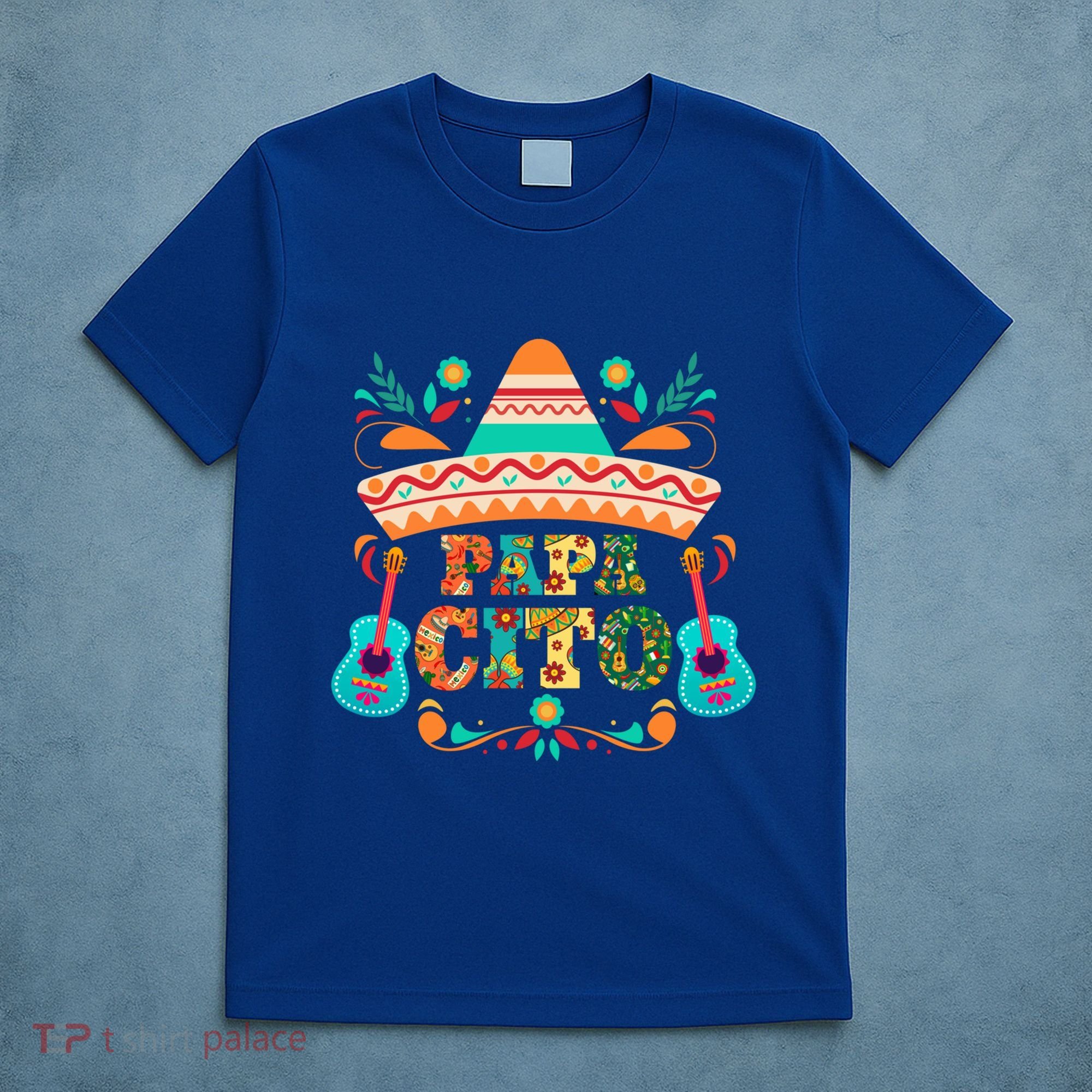 Papa Cito Cinco De Mayo Funny Music Graphic Cute Gift T-Shirt