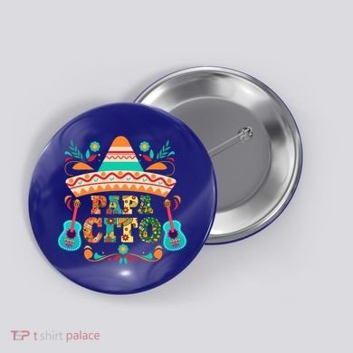 Papa Cito Cinco De Mayo Funny Music Graphic Cute Gift Button