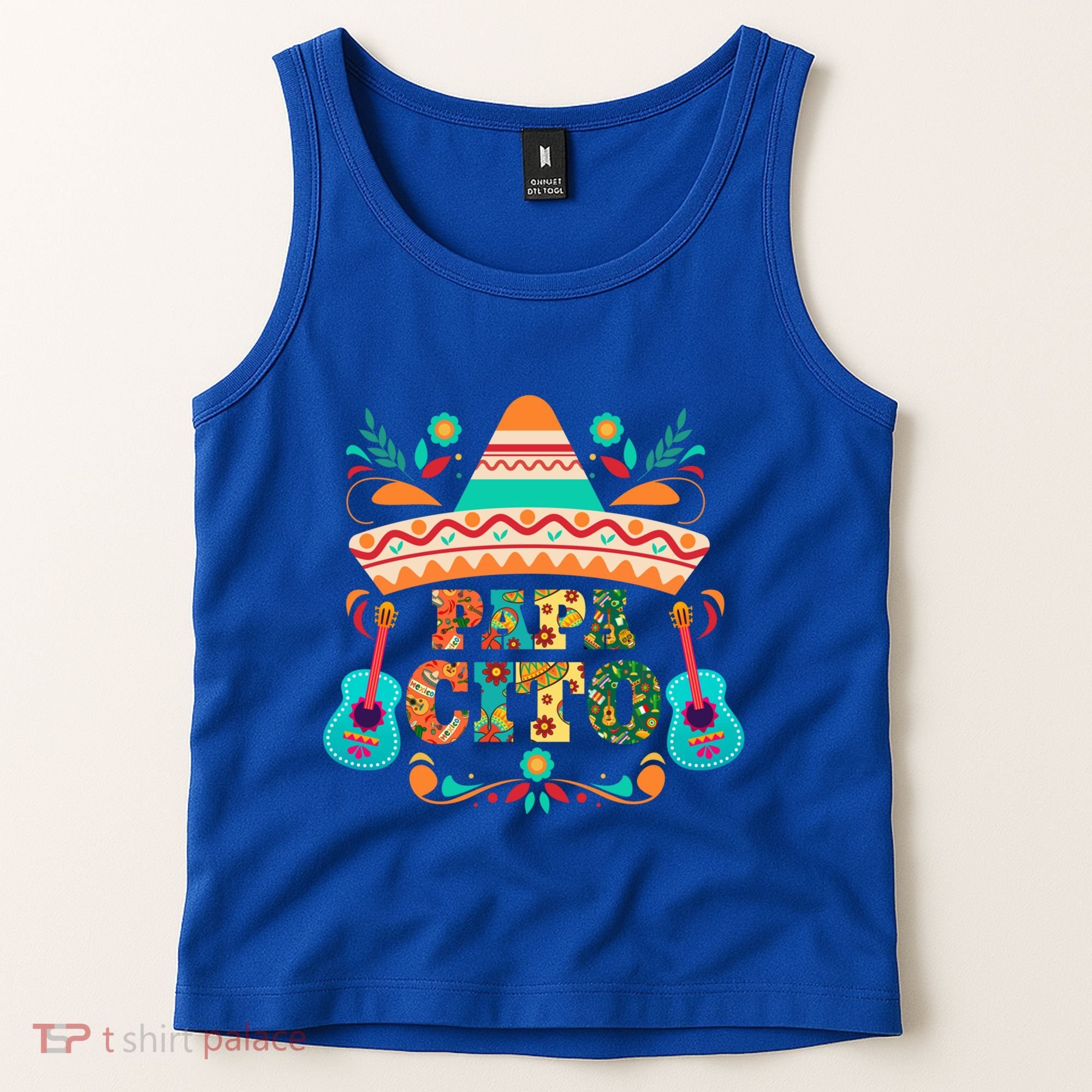 Papa Cito Cinco De Mayo Funny Music Graphic Cute Gift Tank Top