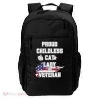 Proud Childless Cat Lady And Veteran Backpack thumb 0