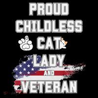 Proud Childless Cat Lady And Veteran Coffee Mug thumb 5