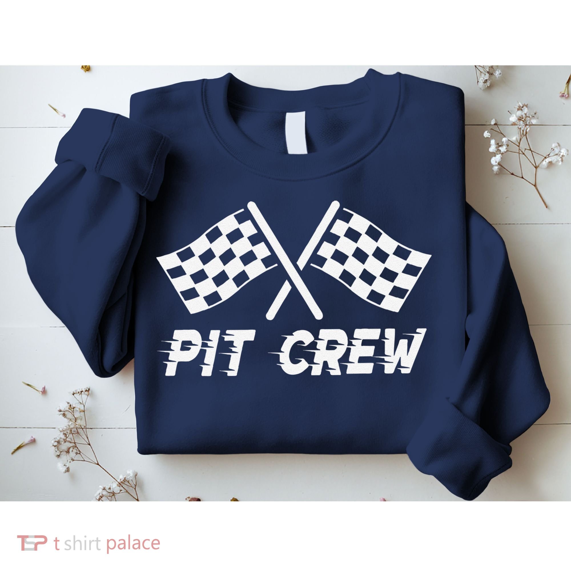 Pit Crew Costume For Race Car Parties Sweatshirt