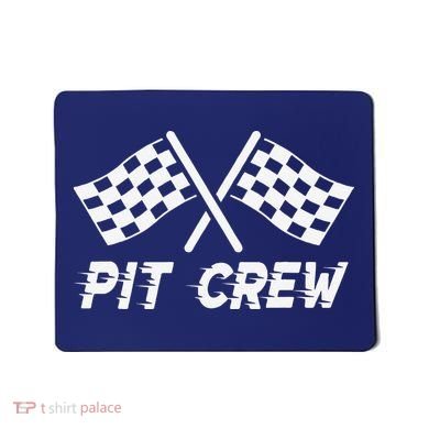 Pit Crew Costume For Race Car Parties Mousepad