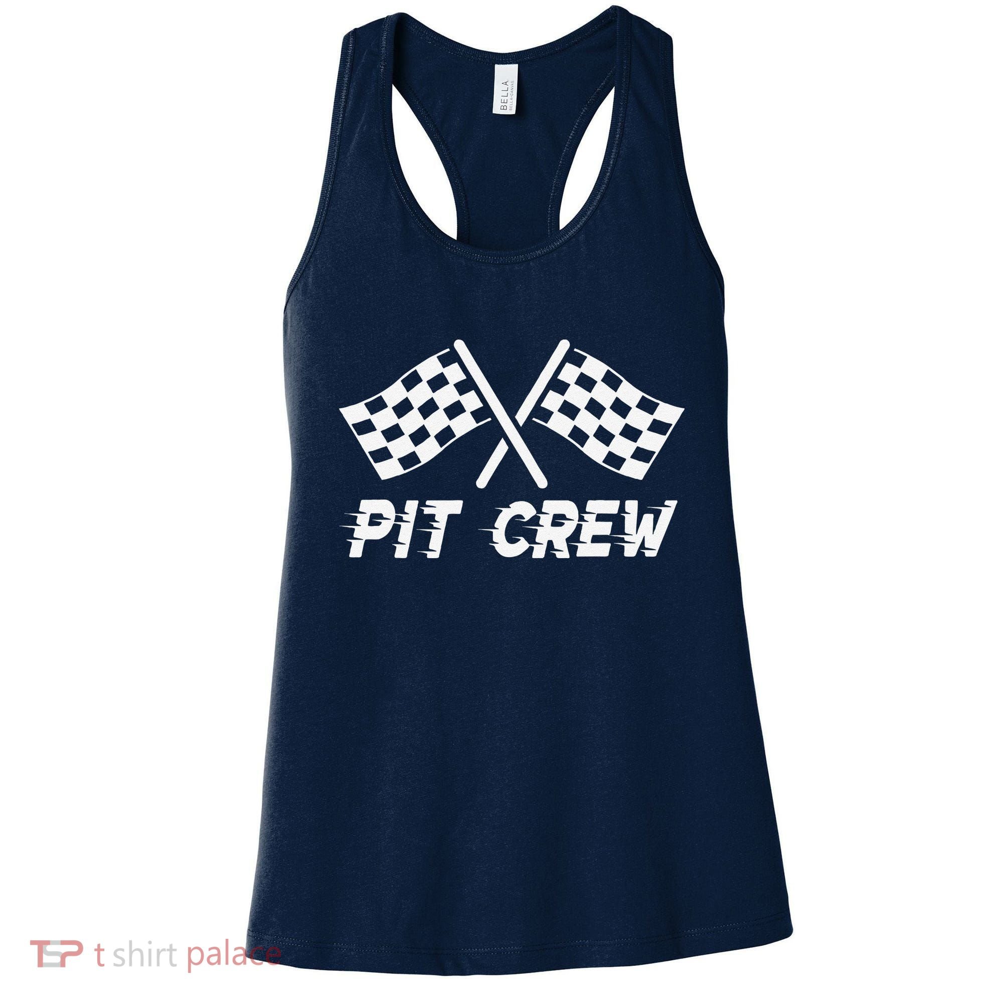 Pit Crew Costume For Race Car Parties Women's Tank Top
